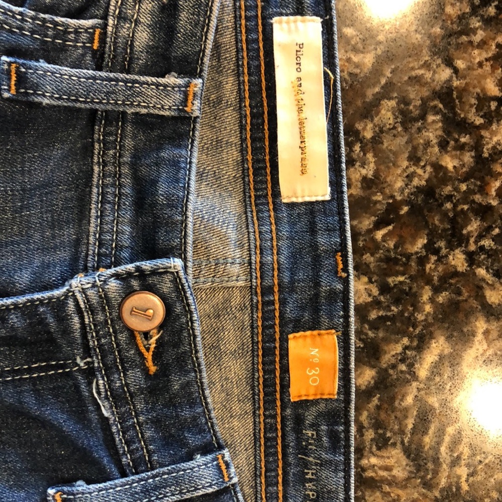 Pilcro and the Letterpress Women's Boyfriend Jeans - Faded Blue Wash - Picture 4 of 5